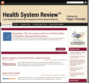 Health System Review Site Preview